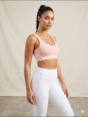 Vans Pink Checkerboard Bralette / Crop Top